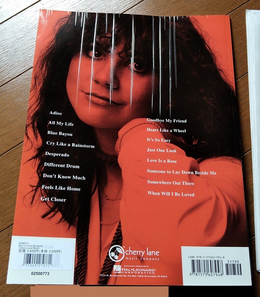 ピアノ譜★リンダ・ロンシュタット The Best of Linda Ronstadt カーラ・ボノフ ニール・ヤング ロイ・オービソン イーグルス_画像3