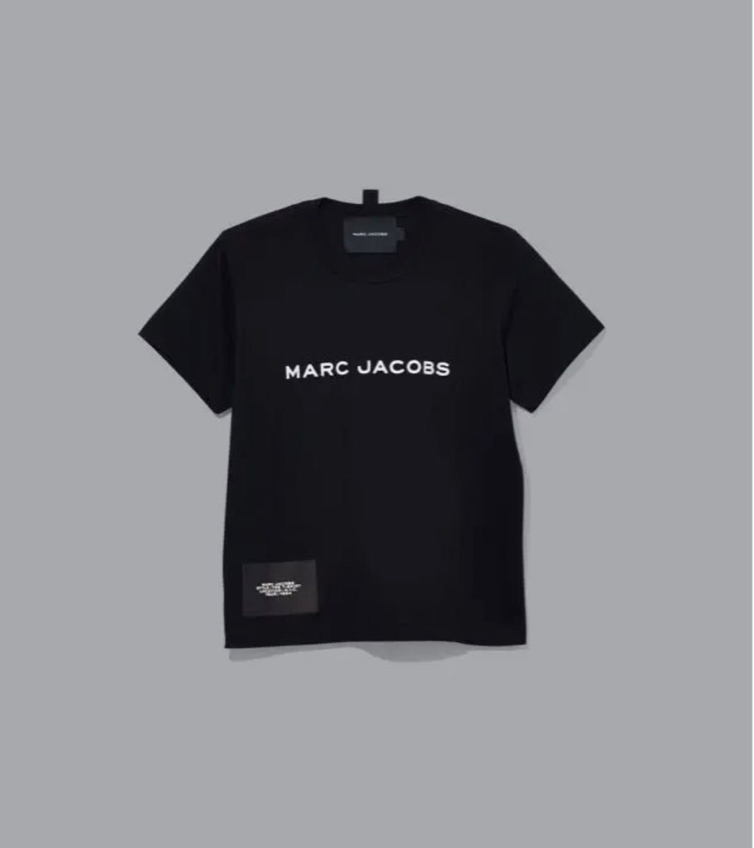 MARC JACOBS マークジェイコブス　ロゴ入り　黒Tシャツ　Mサイズ ロゴTシャツ 半袖 T-SHIRT