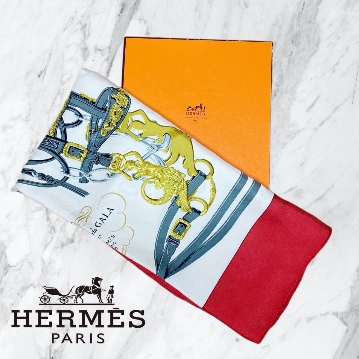 HERMES エルメス カレ90 ナノ ブリッド ドゥ ガラ BRIDES de HERMES エルメス カレ90 ナノ ブリッド ドゥ ガラ BRIDES de