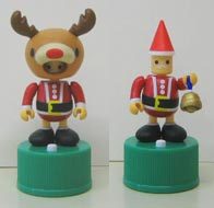 Kigrumixkigru Miku s: Christmas type reindeer properties bell sun ta cap .. bottle cap / ok panama 