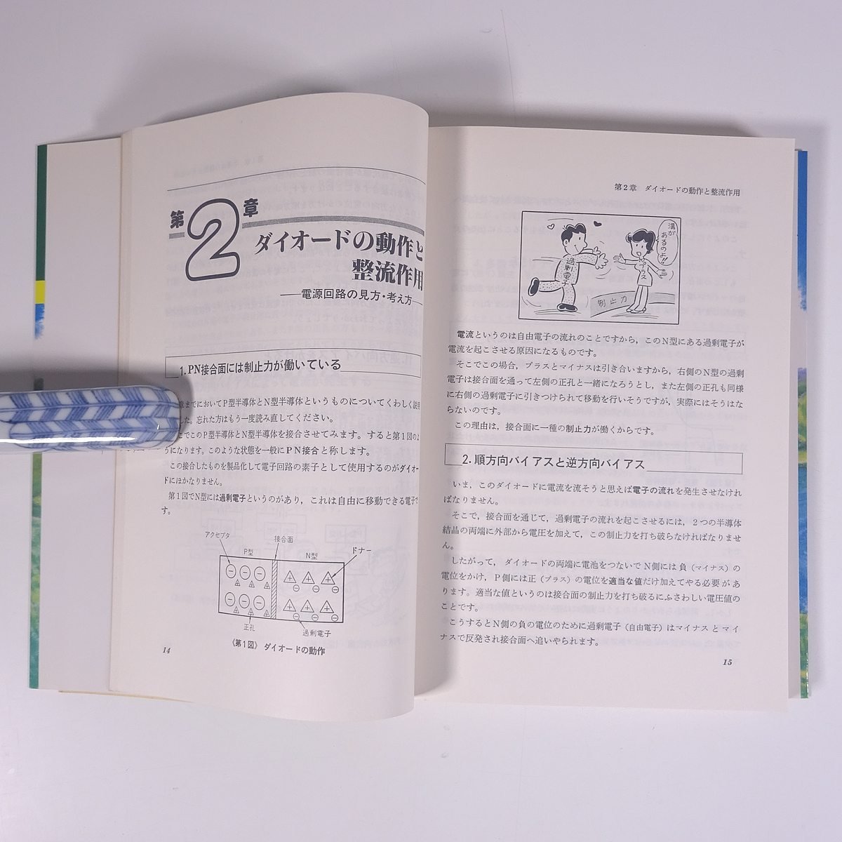 トランジスタと半導体入門基本18章 改訂増補版 三船陽介 現代人の常識 電波新聞社 1988 単行本 物理学 工学 工業 電気回路_画像7