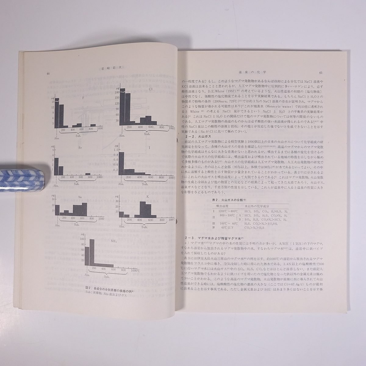 温泉科學 1976/12 日本温泉科学会 大型本 温泉 論文 物理学 化学 地学 工学 工業 第29回日本温泉科学会大会号 長野県_画像7