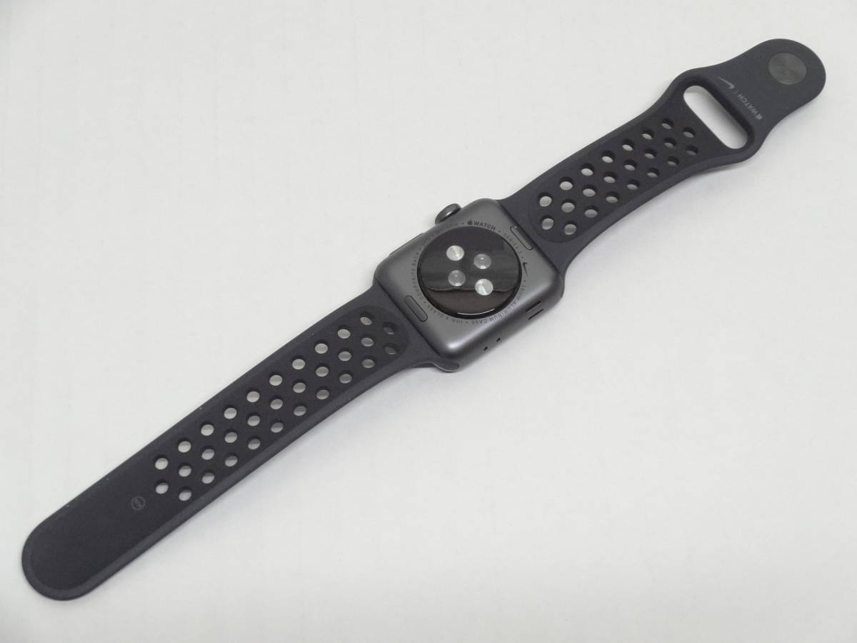HE-565*Apple Watch Nike+ series3 GPS модель 38mm MTF12J/A б/у товар 