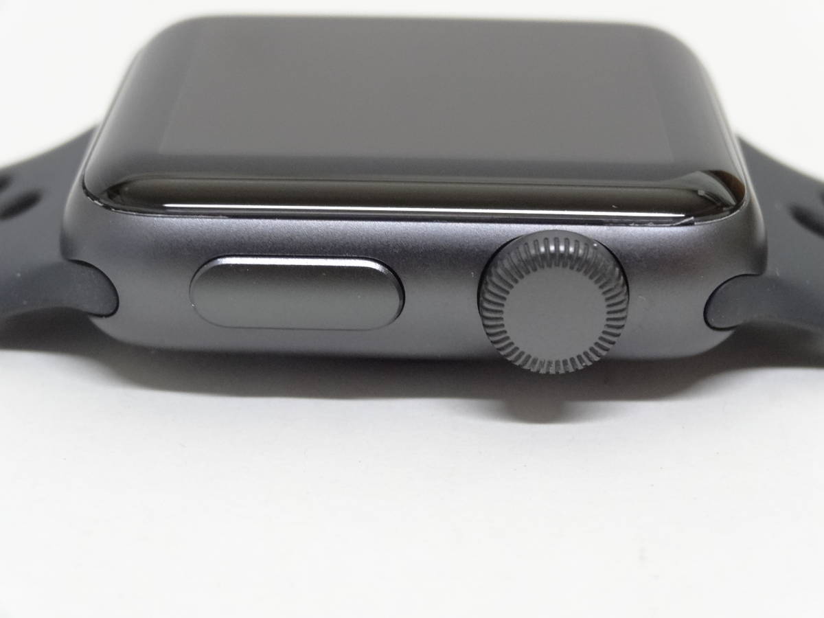 HE-565*Apple Watch Nike+ series3 GPS модель 38mm MTF12J/A б/у товар 