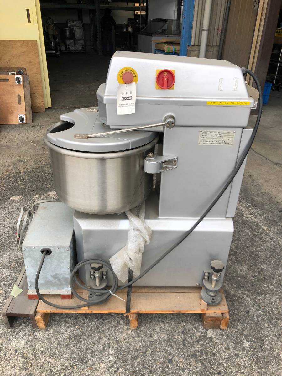 SM-25 生地ミキサー 撹拌機 混練機 380V 2.2kW - nomangue.com.br