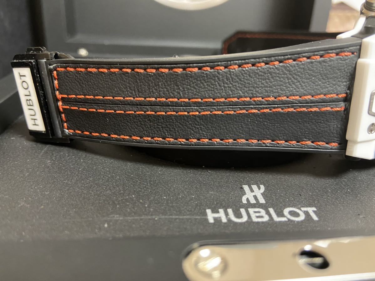 HUBLOT ワンクリック ウニコ用 ウブロベルト レッドステッチ HUBLOT ワンクリック ウニコ用 ウブロベルト レッドステッチ