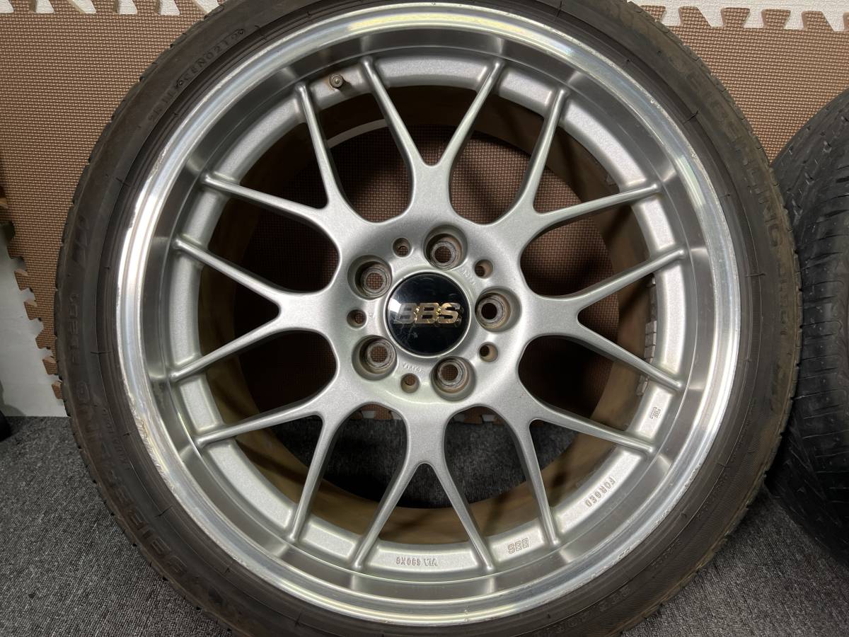 BBS　RG703 RG704 18×8J +40 9J +42 バリ溝　225/40R18　235/40R18　クラウンなど　セダンに　室内保管_画像5