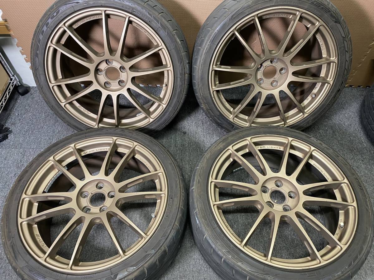 RAYS グラムライツ 57 エクストリーム 塗装品 PCD100 5穴 225/40R18