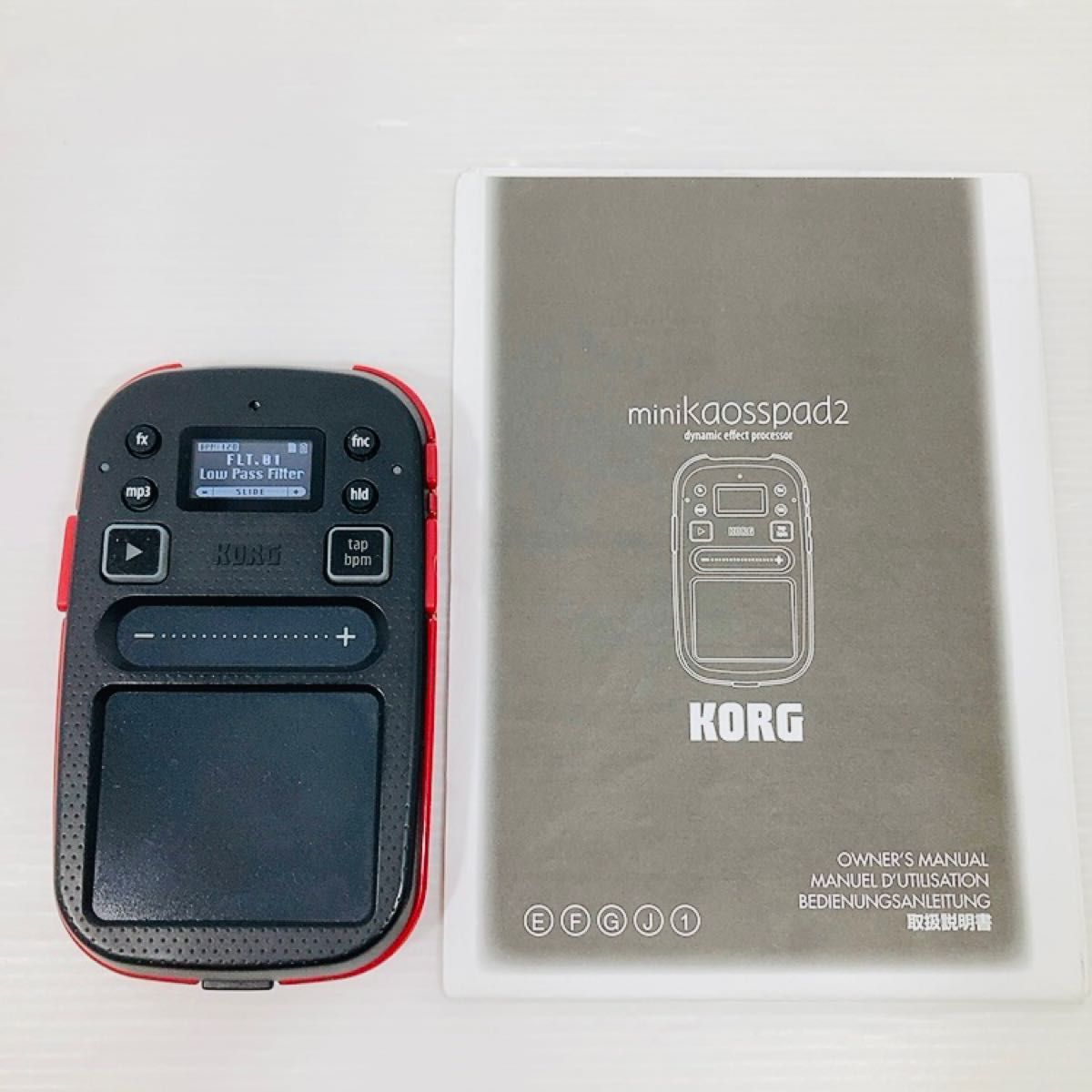 美品】 KORG mini KAOSS PAD2 MINI-KP2 RED コルグ カオスパッド