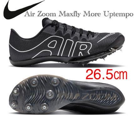 [Бесплатная доставка] [Новая] 26,5㎝ nike air Zoom maxfly больше Uptempo nike Air Zoom Max Fly больше Tempo Black