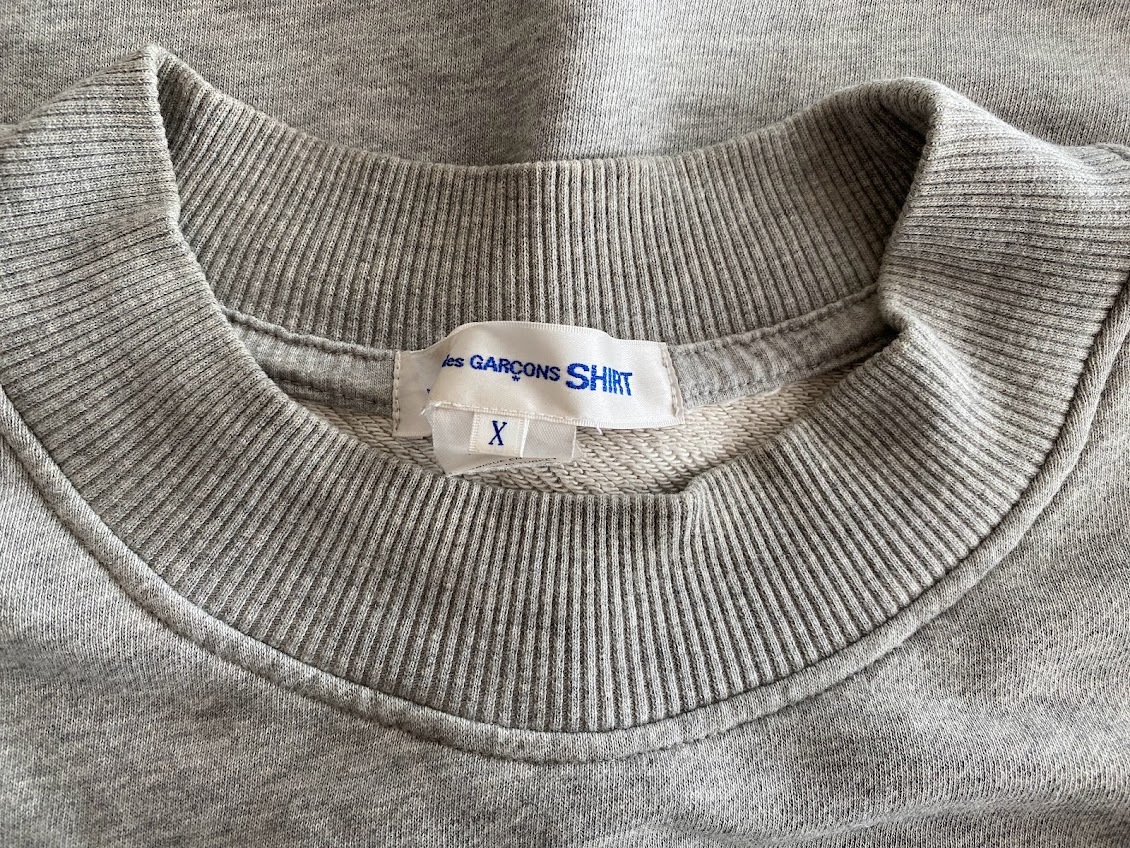  Comme des Garcons shirt sweatshirt sweat gray X size 