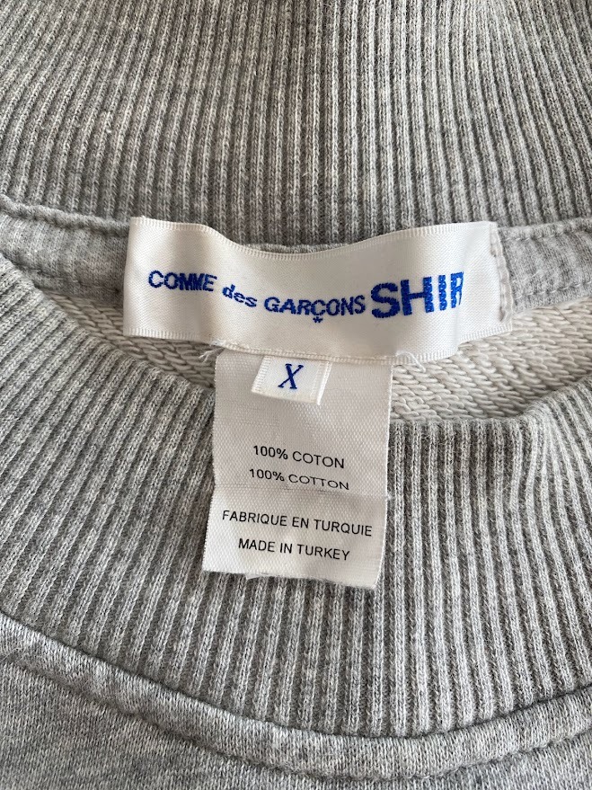  Comme des Garcons shirt sweatshirt sweat gray X size 