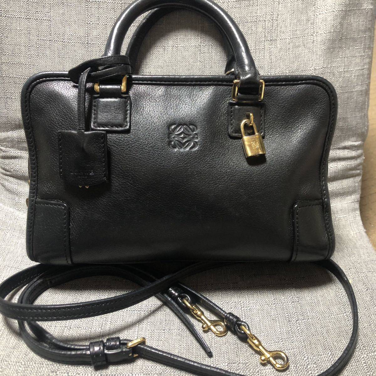 正規品 LOEWE ロエベ アマソナ 23 レザー バッグ 2way www