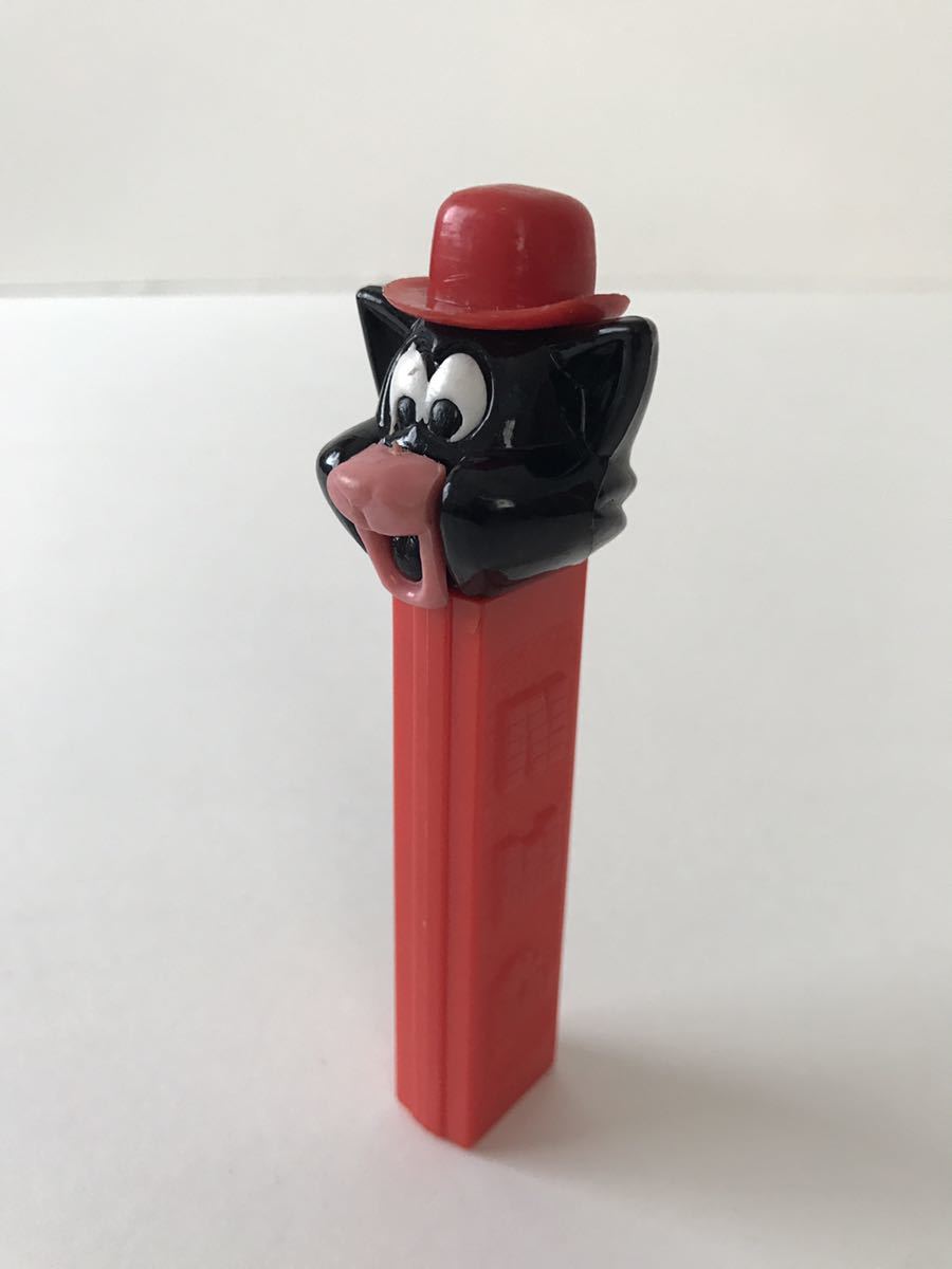 PEZ derby ダービー 足なし オールドペッツ black cat with hat パテント 2620061 / zoo ヴィンテージ 当時物 レトロ コレクター oldpez の画像3