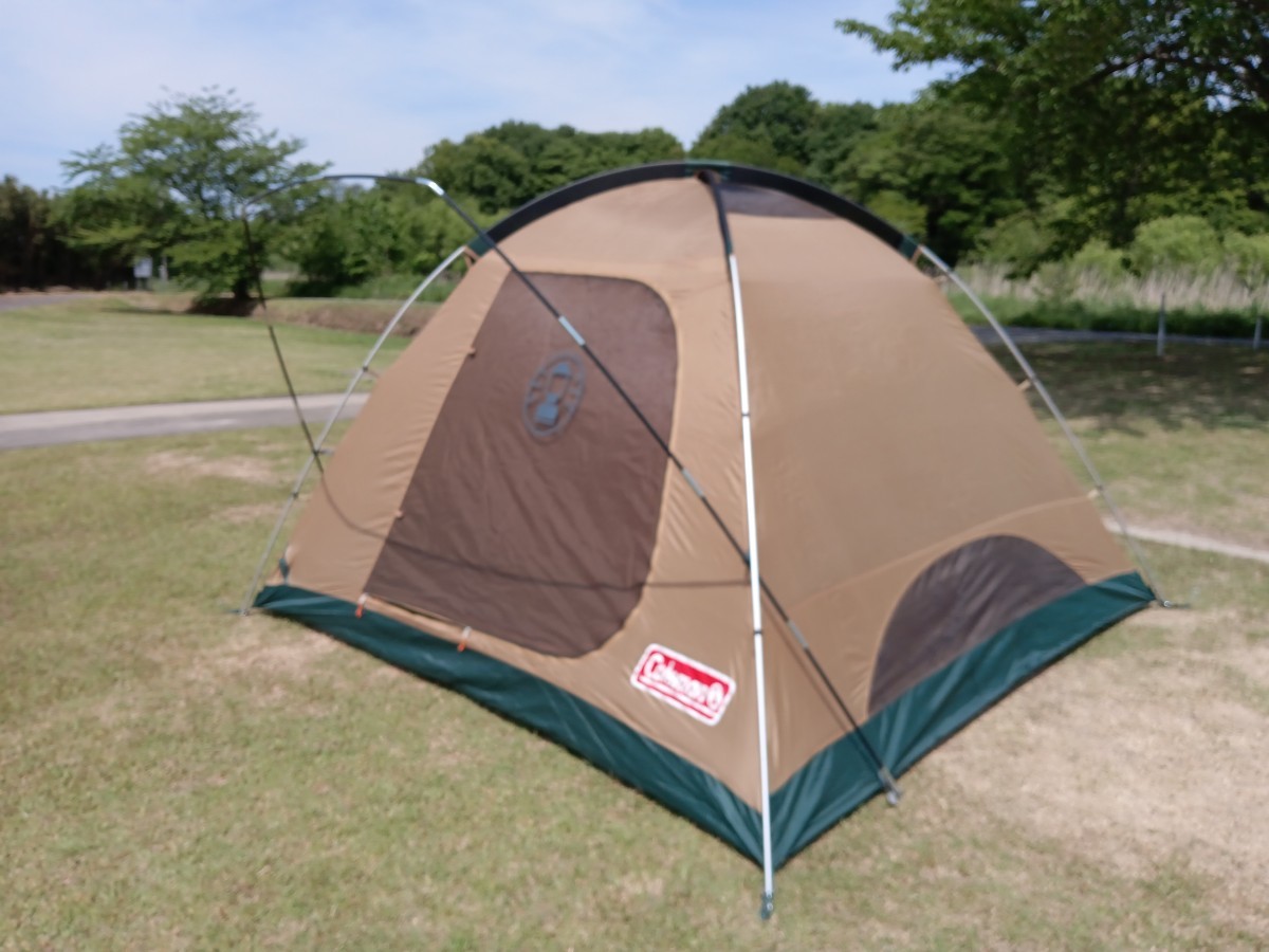 Coleman コールマン タフワイドドーム 300EXⅢ 170T15550J 設営 Coleman コールマン タフワイドドーム 300EXⅢ 170T15550J 設営