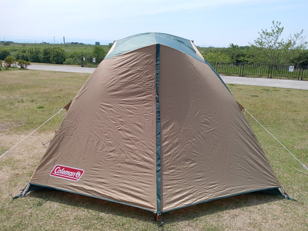 Coleman コールマン タフワイドドーム 300EXⅢ 170T15550J 設営 Coleman コールマン タフワイドドーム 300EXⅢ 170T15550J 設営