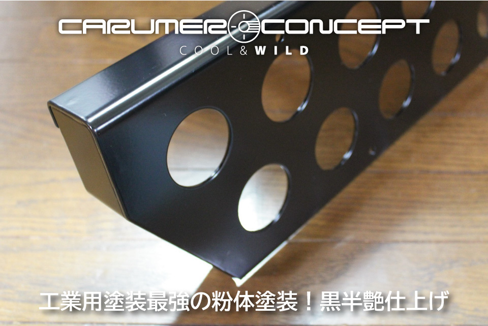 CARUMER CONCEPT SJ30.JA71.JA11.JA12.JA22他 ジムニー フロント ガードバンパー 取付高さ4段階調整式 ボディリフトにも対応 ランプ装備可_画像9