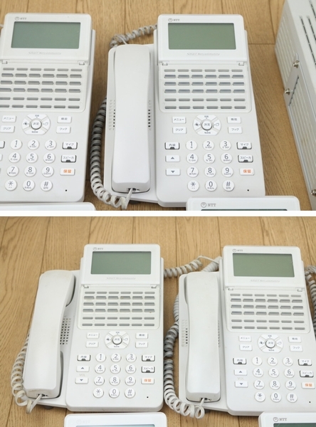 【NTT】αA1　ビジネスフォン７点（A1-24CCLSTEL）（A1-18STEL）（A1-36STEL）（A1-MES-1）15～16年　業務用電話機　未チェック　管ざ8202_画像9