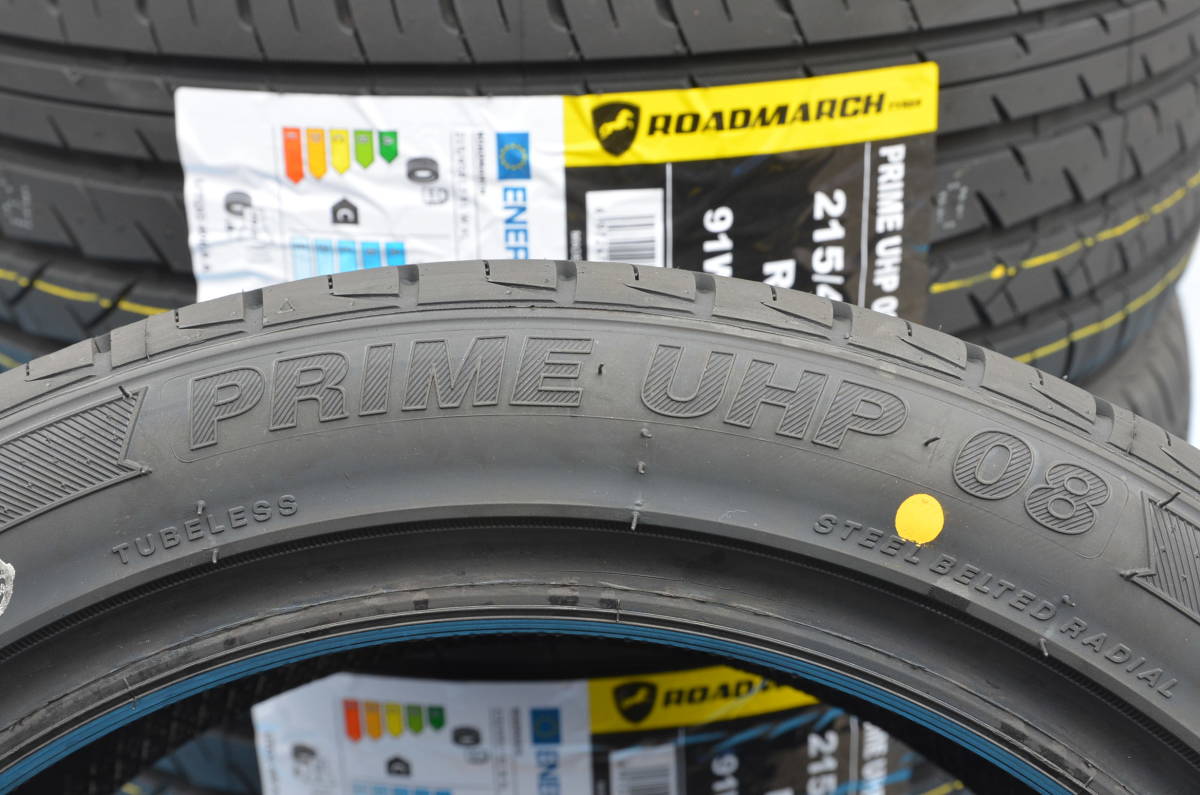 215/45R17 91W XL 4本セット 2023年製造 ロードマーチ プライム UHP 08 Roadmarch Prime UHP 08 - 4本セット / 2023年製造 / 新品_画像4