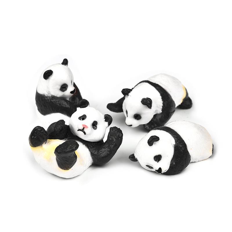 ◆可愛い◆パンダの置物♪パンダシリーズ　オブジェ パンダの赤ちゃんの愛くるしいポーズ 4個セット_画像3