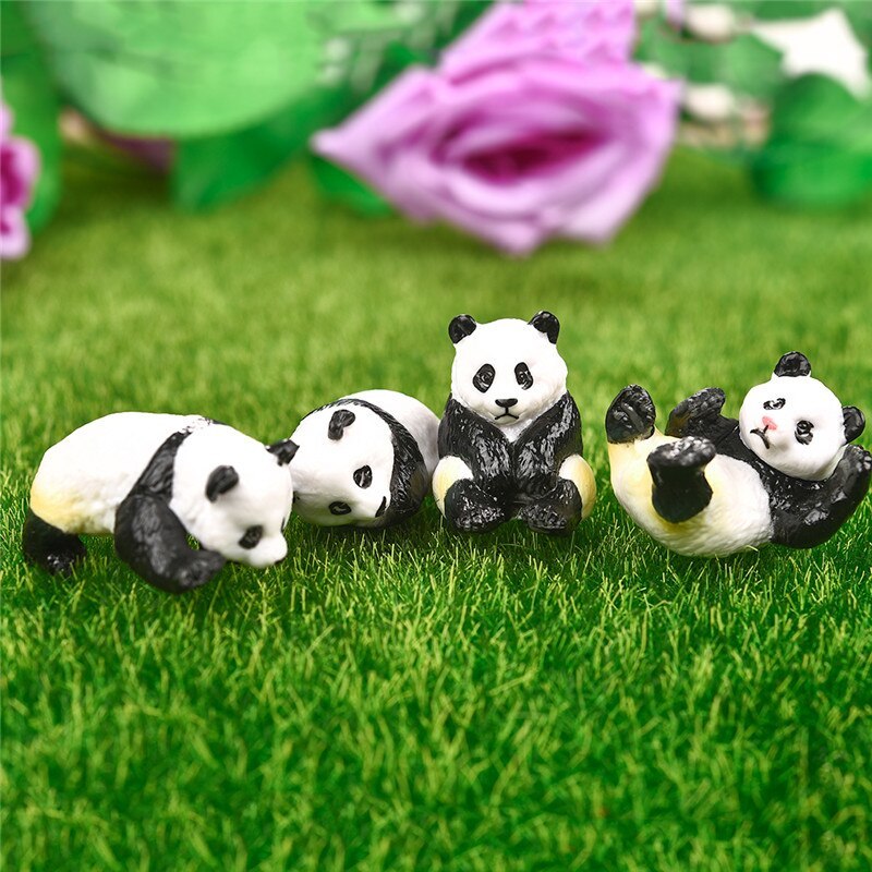 ◆可愛い◆パンダの置物♪パンダシリーズ　オブジェ パンダの赤ちゃんの愛くるしいポーズ 4個セット_画像4
