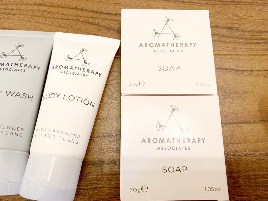 ◆AROMATHERAPY ASSOCIATESアロマセラピーアソシエイツ◆ラベンダー＆イランイラン◆JWマリオット ホテル奈良◆アメニティ6点セット ソープ_画像3