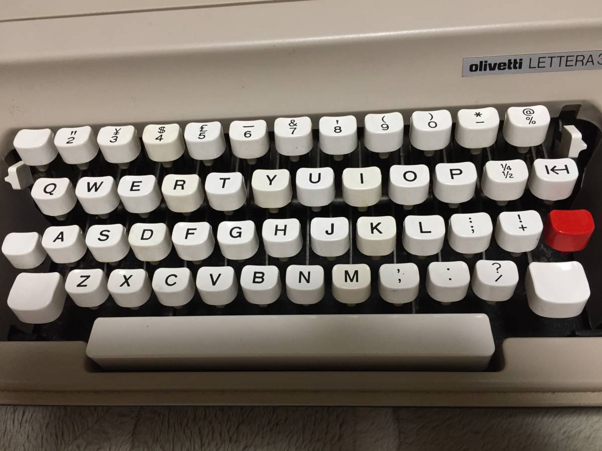  olivetti  LETTERA34 タイプライター  ジャンクの画像3