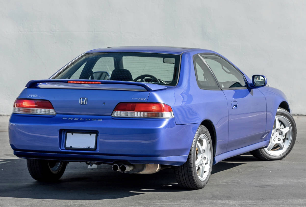 USホンダ純正 97-01 HONDA PRELUDE プレリュード type-SH-SILVER シルバーカラー リア デカール エンブレム USDM北米JDM BB6系_画像10