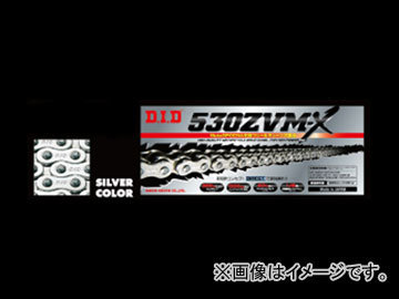 D.I.D ZVM-Xシリーズ シールチェーン シルバー 104L 520ZVM-X カワサキ KLX650R 650cc 1995年～ 2輪_画像1