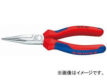 クニペックス/KNIPEX ロングノーズプライヤー 品番:3025-160 JAN:4003773035060_画像1