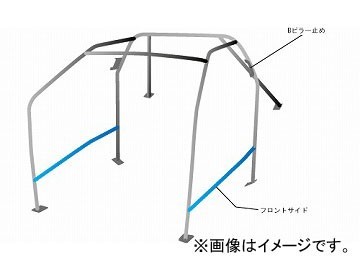 オクヤマ ロールバー 721 610 1 スチール ダッシュボード貫通 8P No.8 2名 スズキ ジムニー JB23W 3ドア ノーマルルーフ_画像1