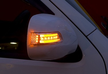 TOMS/トムス LEDドアミラーウィンカー 塗装無し ブルーLED Ver. 87950-TTH21-Z トヨタ ハイエース/レジアスエース 2004年08月～_画像1