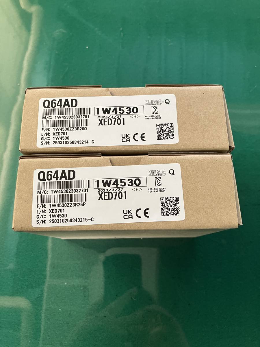23年3月製 新品未開封 三菱電機 Q64ADアナログ入力ユニット alianca.pe