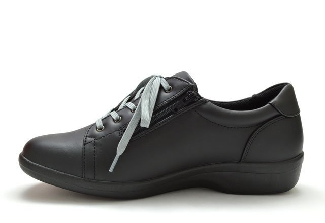  new goods topaz moa TZ-1438 black 23cm lady's comfort shoes lady's walking shoes TOPAZ MORE 4E wide width 