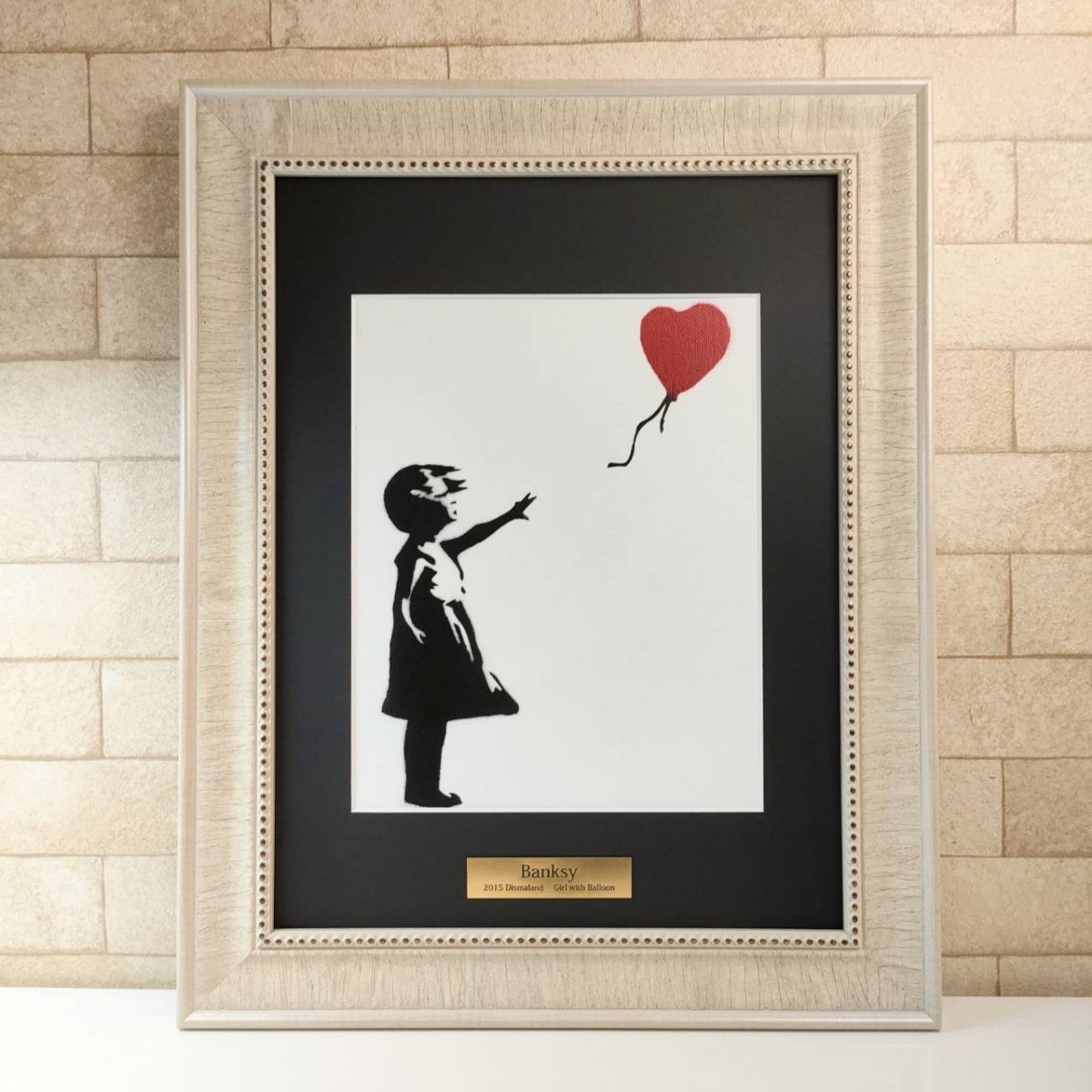 □ Banksy 額装済み! 希少です! バンクシー ディズマランド banksy