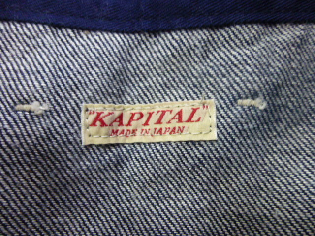  новый товар KAPITAL Kapital 11.5OZ Denim TATAMI брюки 4