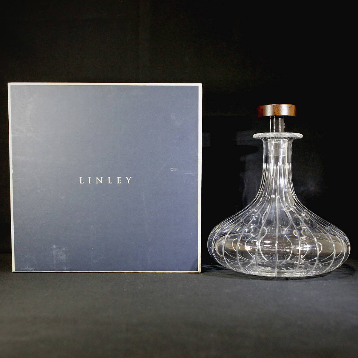 【レア美品 送料込み】ＬＩＮＬＥＹ トラファルガー キャプテンズ デキャンタ