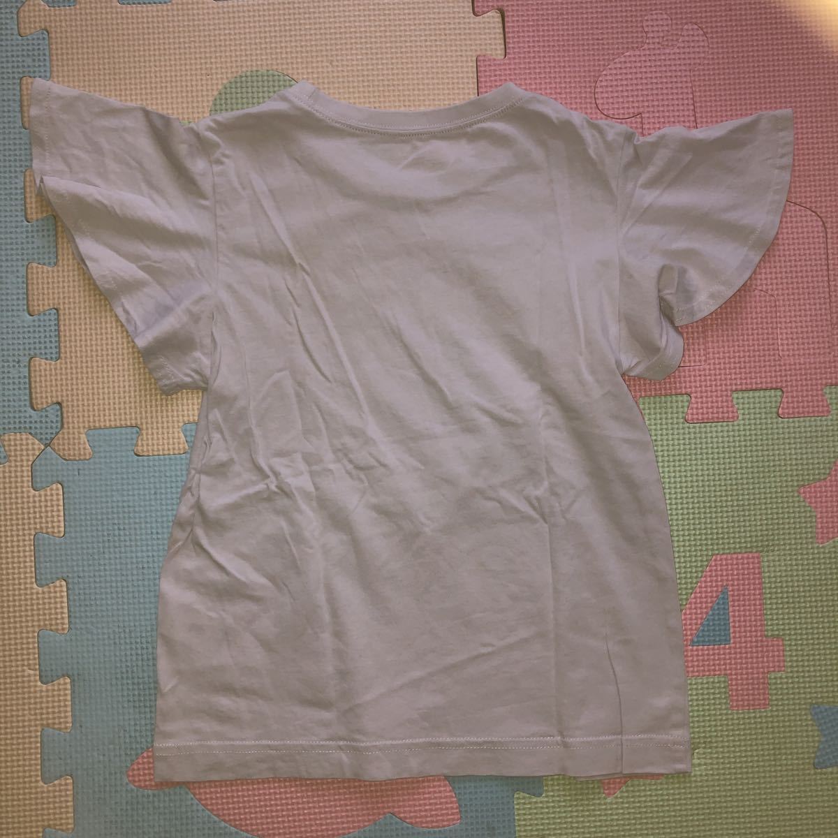【即決】GUおしゃれな女の子用半袖Tシャツ130cmプリントTシャツ ジーユー_画像6
