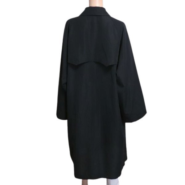  beautiful goods /tokko pull mi Evo ruTOKUKO 1er VOL turn-down collar coat inscription 9 number M corresponding black black gloss feeling simple spring autumn outer lady's 