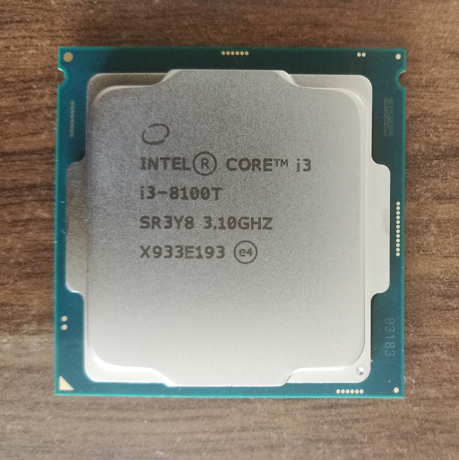 intel インテル CPU core i3-8100T 動作品_画像1