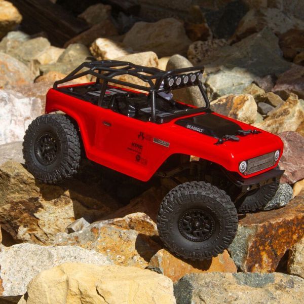 Horizon Hobbyaki автомобиль ru1/24 SCX24 DEADBOLT 4WD ROCK CRAWLER BRUSHED RTR, RED красный AXIAL - ITEM NO.AXI90081T1