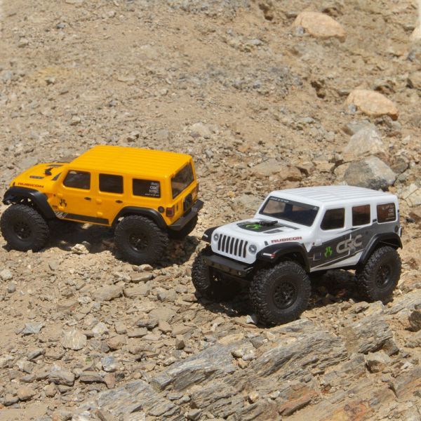 Horizon Hobby　アキシャル1/24 SCX24 2019 JEEP WRANGLER JLU CRC 4WD ROCK CRAWLER BRUSHED RTR, 黄色い　AXIAL - ITEM NO.AXI00002V2T2_画像4