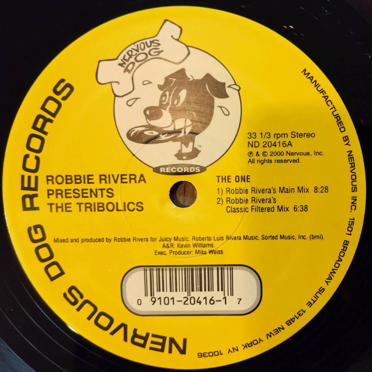 【中古・アナログレコード】Robbie Rivera Presents The Tribolics / The One【SCMS0000000173】_画像1