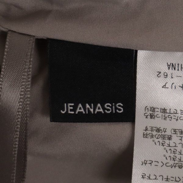 ジーナシス 総柄 ツイード ワイド パンツ F グレー系 JEANASIS レディース 230503_画像7