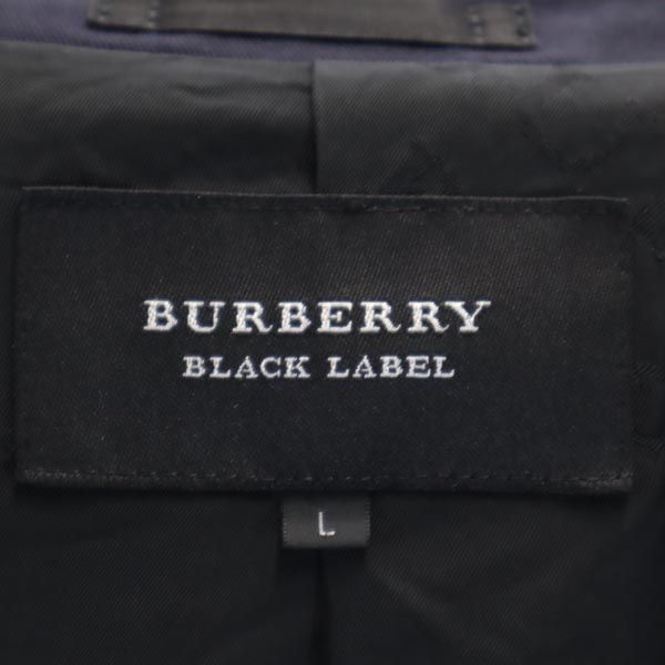 バーバリーブラックレーベル 三陽商会 テーラードジャケット L ネイビー系 BURBERRY BLACK LABEL メンズ 221118_画像8