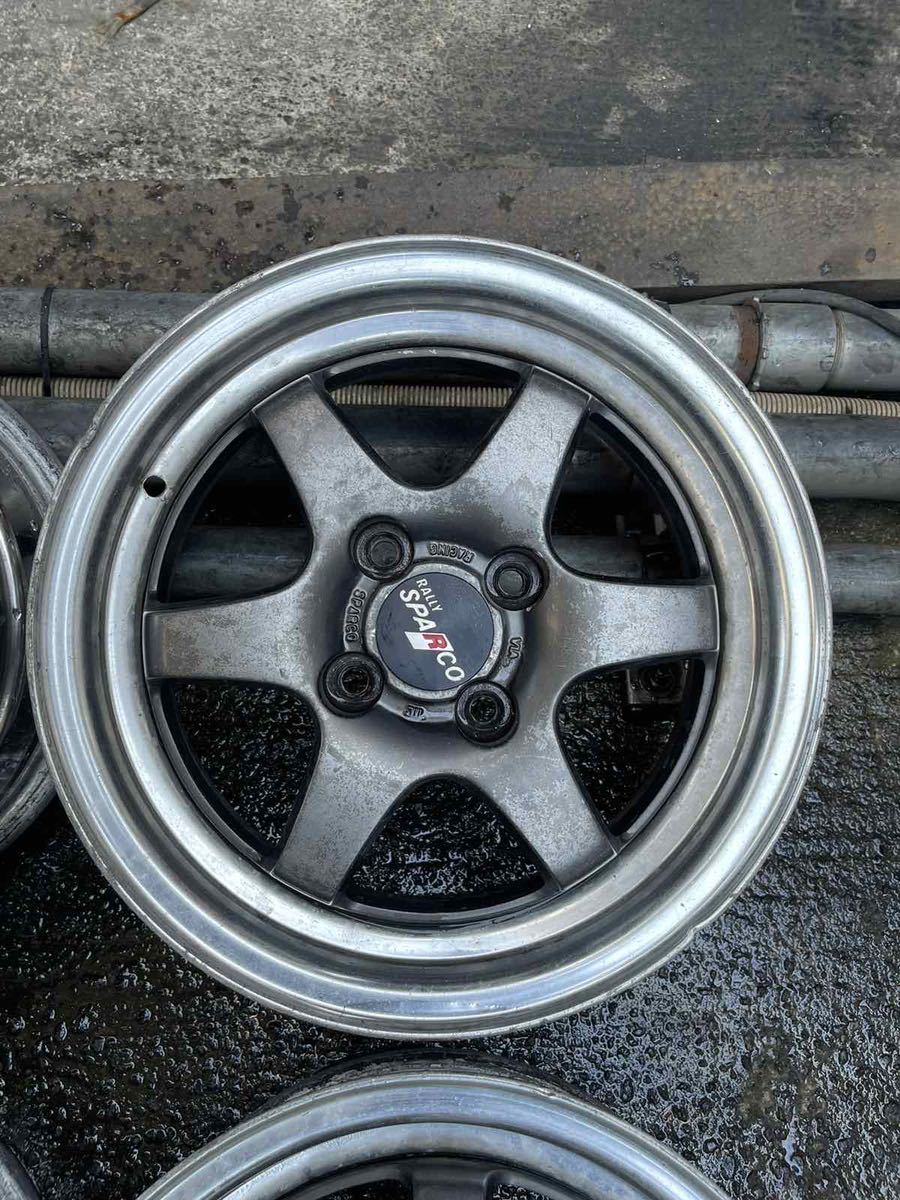 RACING SPARCO スパルコ 14インチ 6J PCD100 4穴 4本 タント n-box