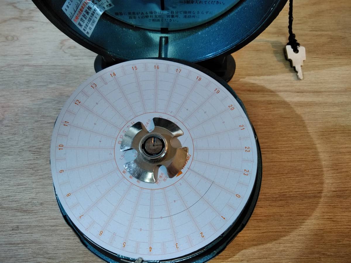 美品 矢崎 自記圧力計 ER12-24M品 美品 矢崎 自記圧力計 ER12-24M品
