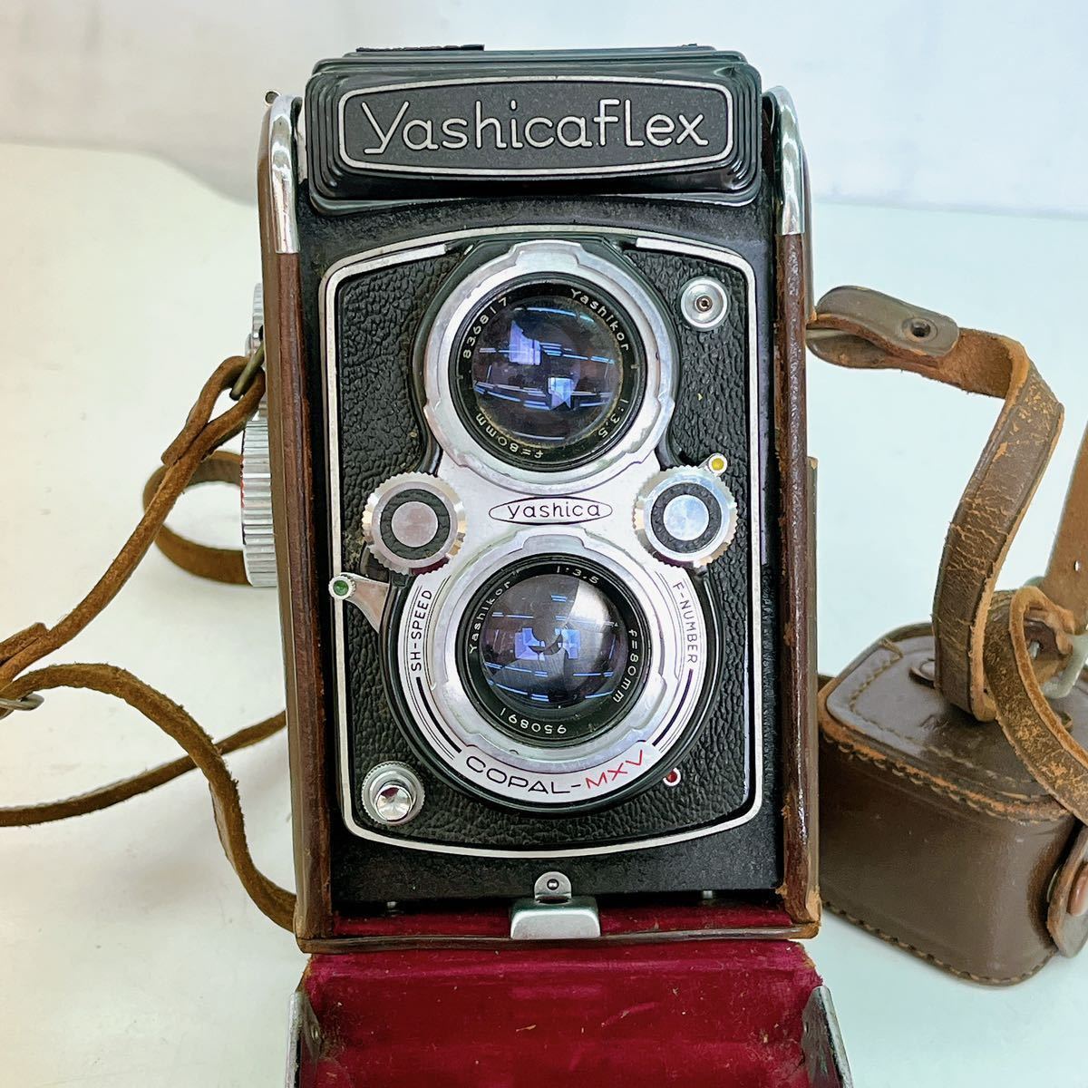 5AA74 Yashica flex ヤシカ フレックス model B 二眼レフ カメラ