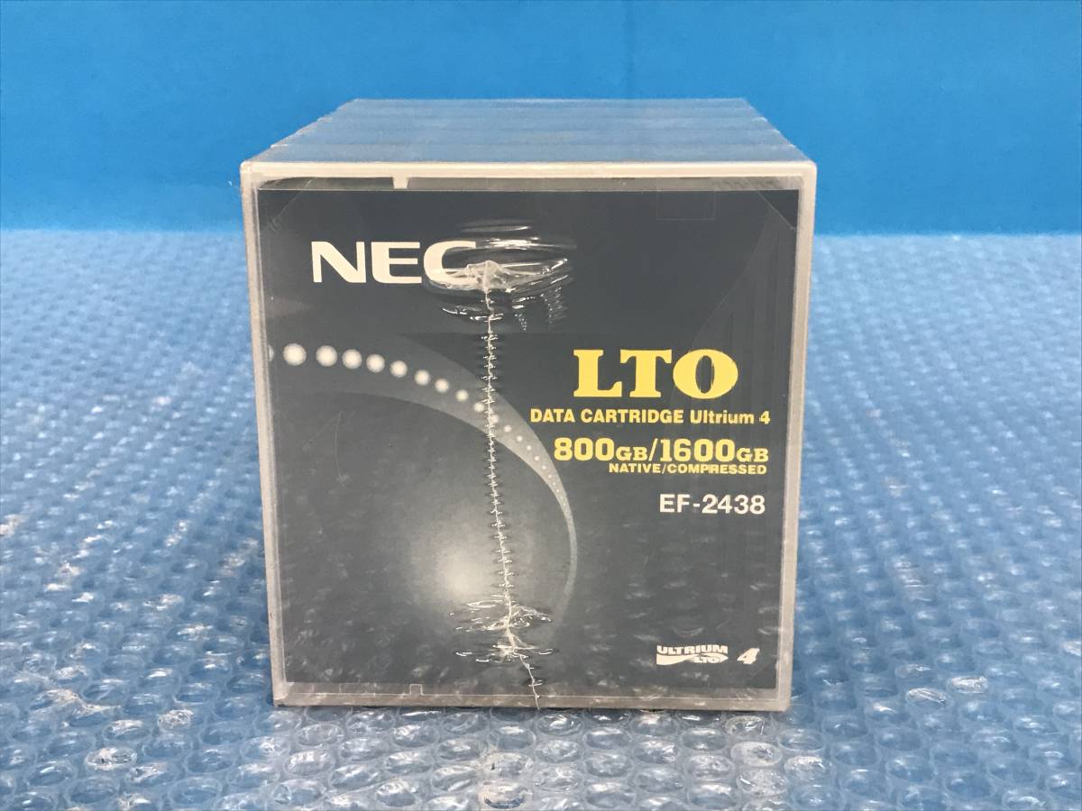 [CK16981] NEC LTOテープ LTO Ultrium4 データカートリッジ EF-2438 5巻セット 未使用品 動作保証