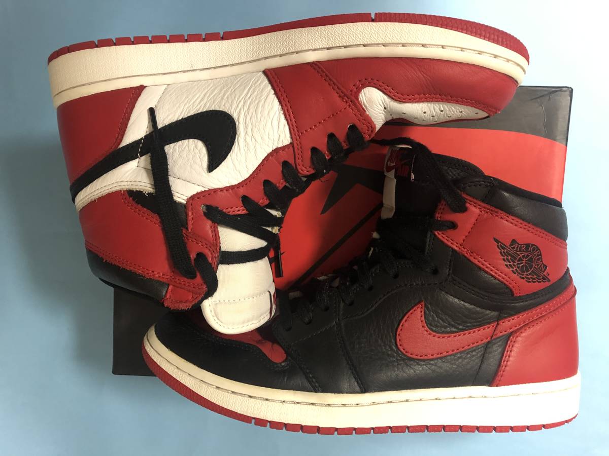 鑑定済 Nike Air Jordan 1 RETRO High OG NRG Homage To Home US8 5/26